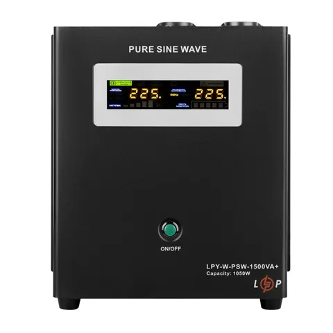 ДБЖ з правильною синусоїдою 24V LPY-W-PSW-1500VA+(1050Вт)10A/15A — фото 7