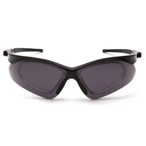 Окуляри Pyramex PMXtreme RX (gray) Anti-Fog, сірі з діоптрійною вставкою, Чорний — фото 4