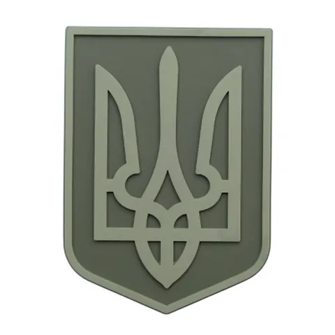 ПВХ Патч (шеврон) "Герб" олива — фото 2