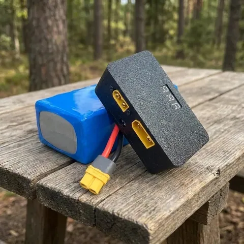 Перехідник блок живлення ХT60 та XT90 для заряджання телефона від fpv батареї 2 USB + 1 TYPE - C