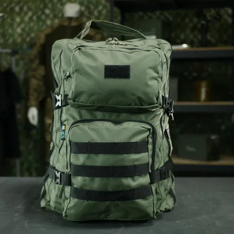 Рюкзак тактичний 30 л з системою MOLLE Олива (виробництво Україна) — фото 7