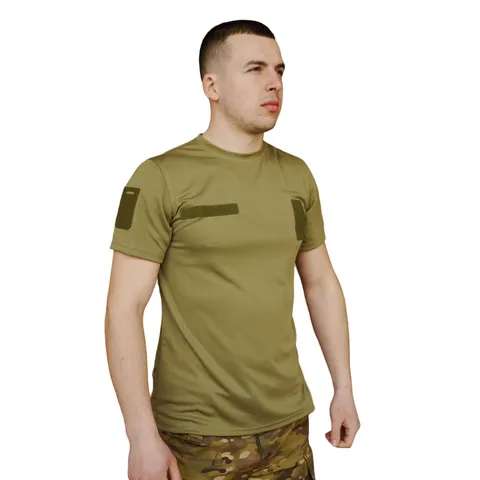 Футболка олива CoolMax — фото 6
