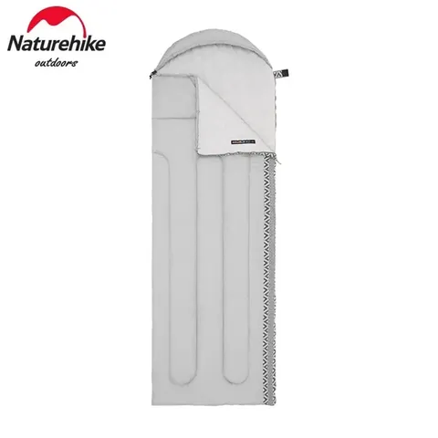 Спальник з капюшоном Naturehike L250 NH21MSD07, (9°C), лівий, сірий — фото 2