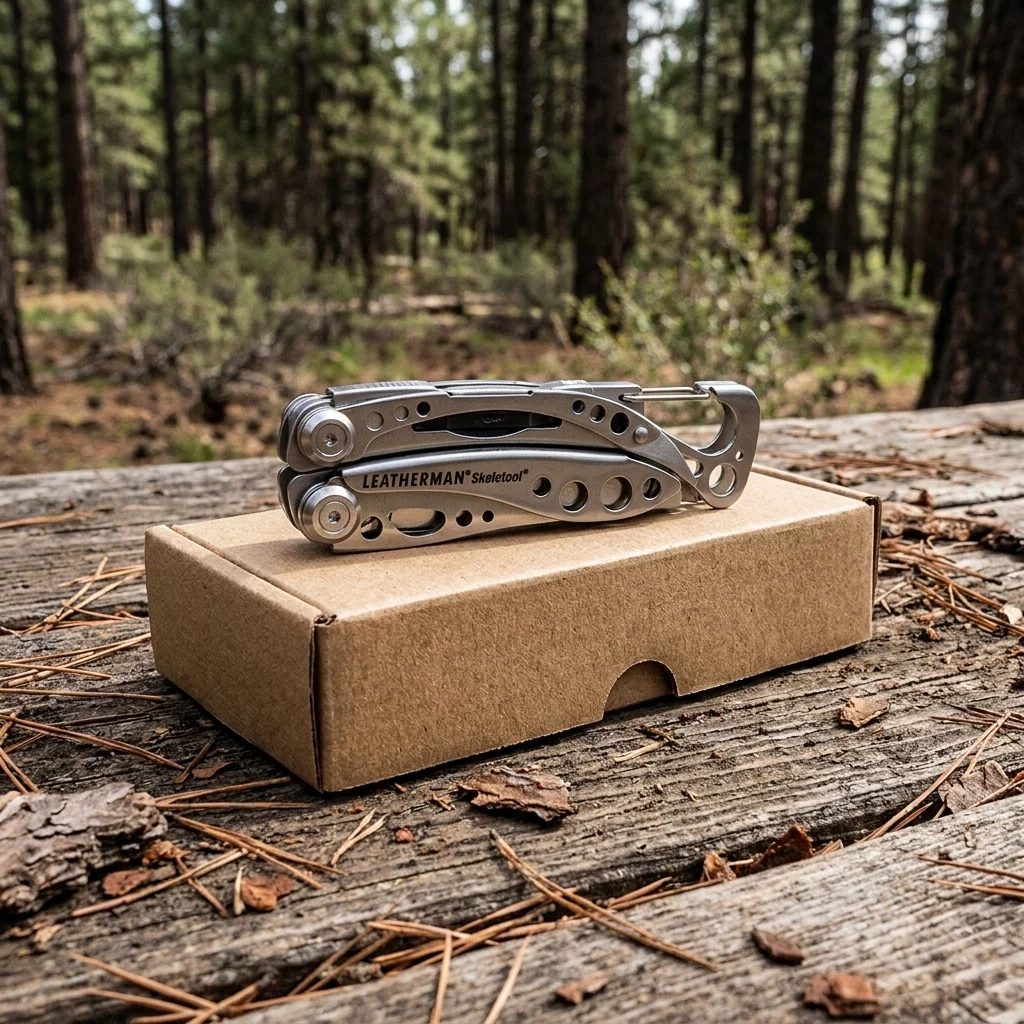 Мультиінструмент Leatherman Skeletool, картонна коробка