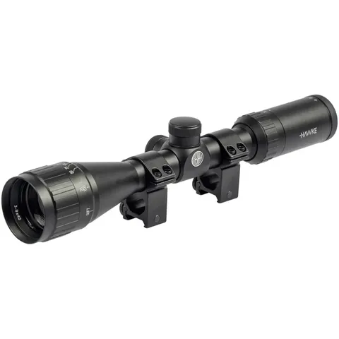 Приціл оптичний Hawke Fast Mount 3-9x40 AO сітка Mil Dot. Кільця на Weaver — фото 2