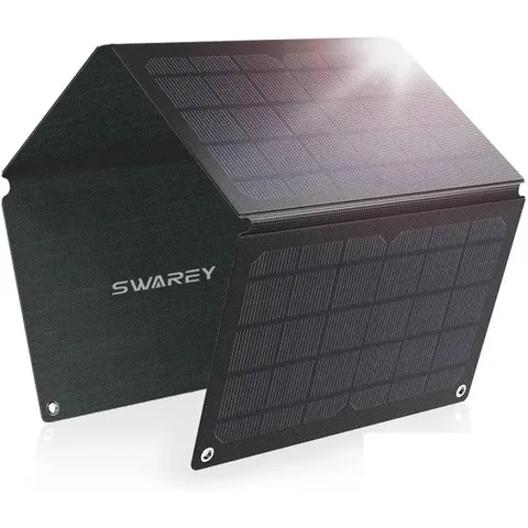 Сонячна панель Solar panel IP67 30W 2xUSB (PD) виходу (BS-030) — фото 9