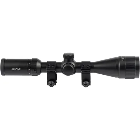 Приціл оптичний Hawke Fast Mount 3-9x40 AO сітка Mil Dot. Кільця на Weaver — фото 6