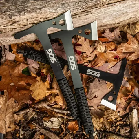 Комплект сокир(3шт) SOG Throwing Hawks, Nylon Sheath — чорна — фото 10
