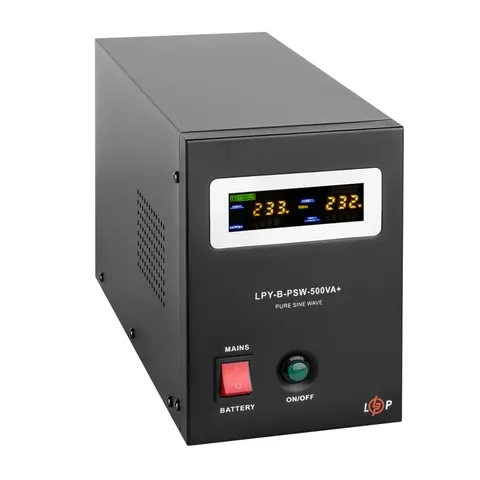 ДБЖ з правильною синусоїдою 12V LPY-B-PSW-500VA+ (350Вт) 5A/10A — фото 3