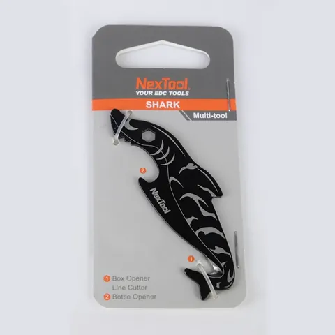 Міні-Мультитул NexTool EDC box cutter Shark KT5521Blue — фото 5