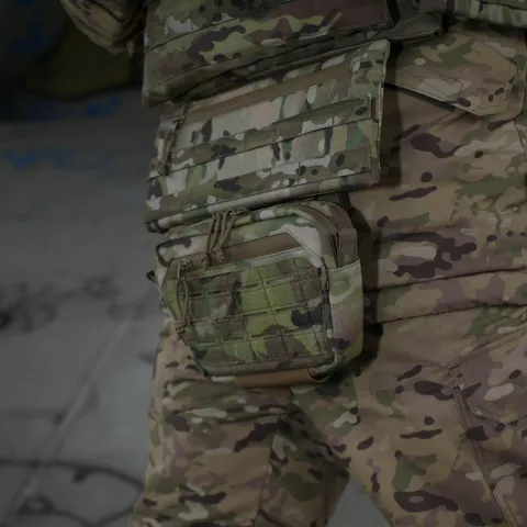 Сумка-напашник M Militex Cordura original USA Мультикам з NIR-просоченням — фото 8