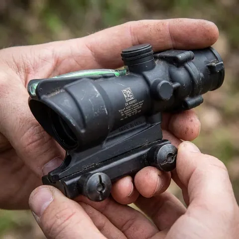 Приціл оптичний Trijicon ACOG 4x32 BAC Dual illum Green Chevron .223/5.56 BDC — фото 3