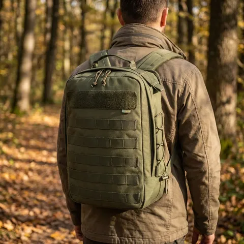 Рюкзак з MOLLE швидкоз'ємний Хакі