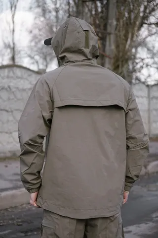 Тактичний анорак 4WStretch з мембранною тканиною та вентиляцією (хакі) — фото 10