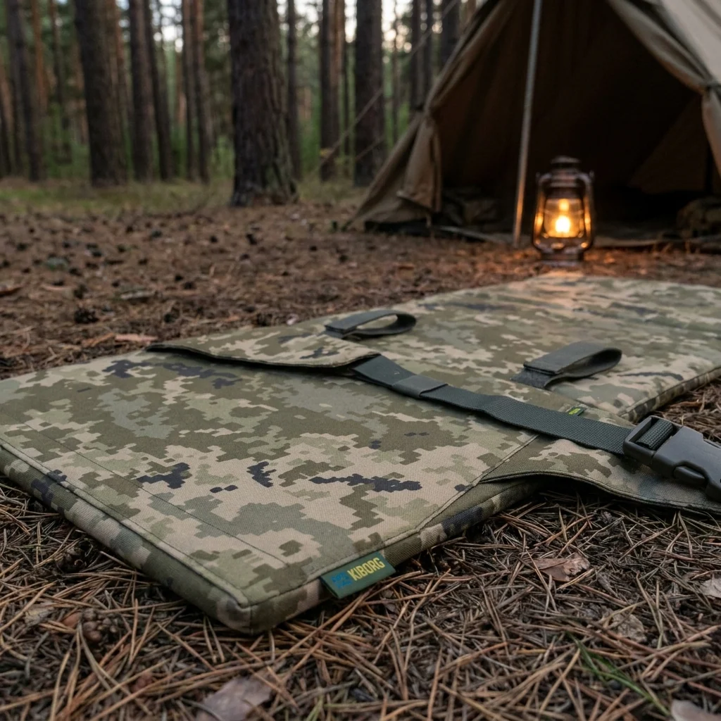 Каремат-сидушка Kiborg 20mm (посилена) Cordura Pixel під бронепакет
