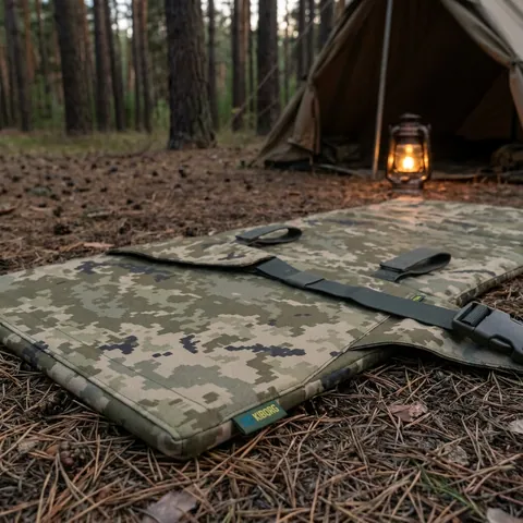 Каремат-сидушка Kiborg 20mm (посилена) Cordura Pixel під бронепакет