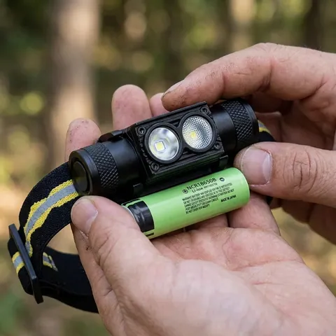 Налобний ліхтар Sofirn H25LR із синім світлом 800лм USB-C (акумулятор 18650 на 3400мАч) — фото 3