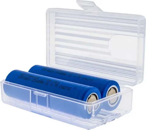 Акумулятори Westinghouse ICR18650F 2500 mAh 3.7V Li-ion набір 2 шт у пластиковому боксі 18650 — фото 5