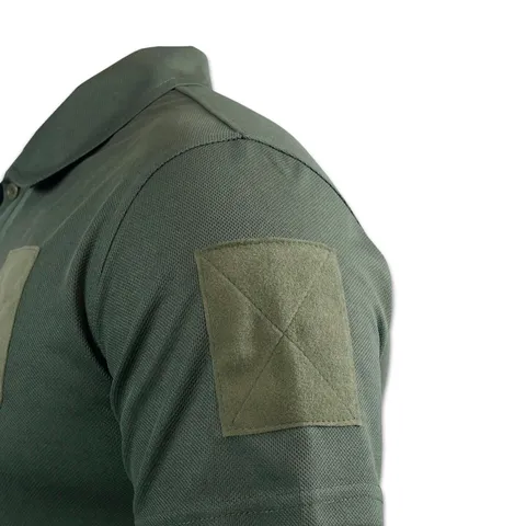 Тактична футболка поло олива Military — фото 6