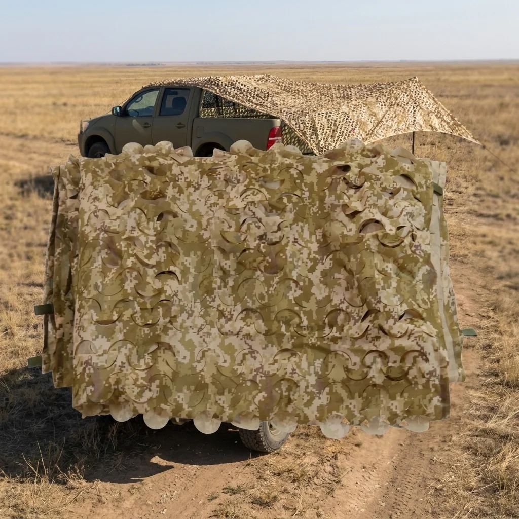 Маскувальна сітка Militex Піксель 6х8м (площа 48 кв.м.)