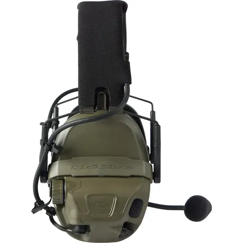 Активні навушники Ops-Core AMP Communication Headset-Connectorized. NFMI. Верхній тримач. Ranger Green — фото 9