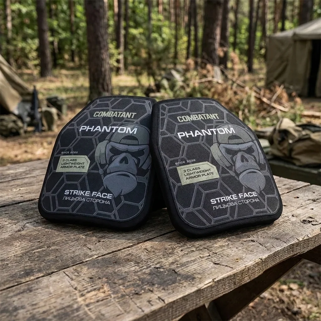 Комплект бронеплит Combatant (25х30) 2 шт. 3 класу (НВМПЕ) вага однієї шт. 1,05 кг