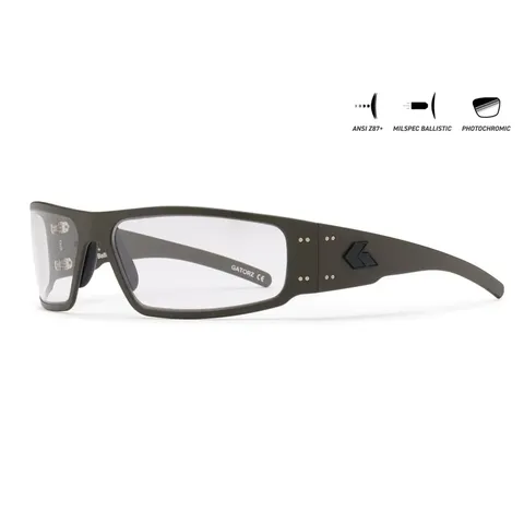 Захисні окуляри Gatorz Magnum Photochromic ANSI Z87.1 Mil-Spec Ballistic, OD Green Cerakote - GZ-01-205 — фото 2