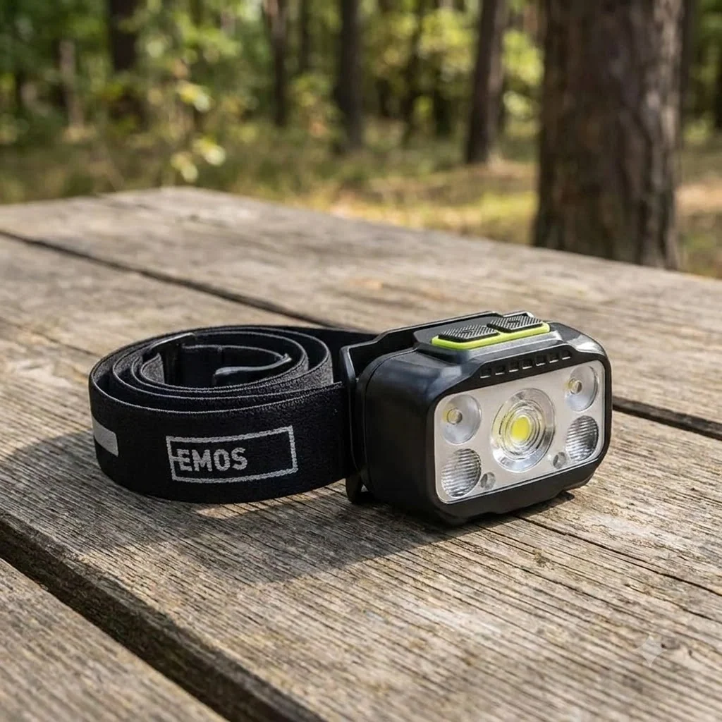 Ліхтар налобний акумуляторний Emos P3546 550 Lm 110 m Li-Pol 1000 mAh / 3×AAA