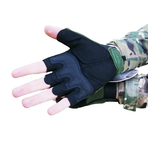 Безпалі рукавиці олива Mechanix MXK-2 — фото 7