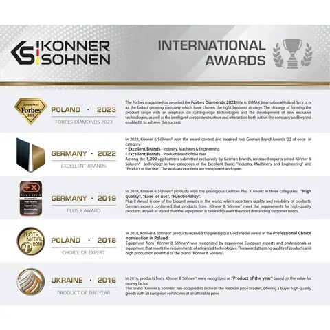 Бензиновий генератор «Könner & Söhnen» KS 7000E-3 — фото 8