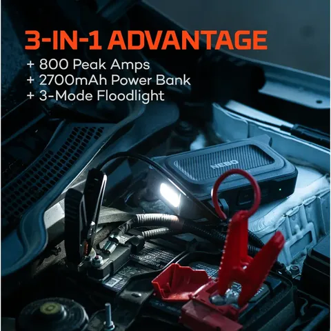 Стартовий пристрій Nebo Assist 800 Jump Starter — фото 8