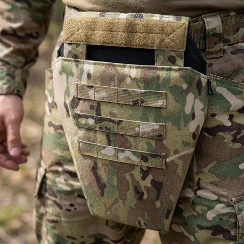 Захист паху (напашник-фартух) Militex з балістичним захистом 2 клас cordura USA Мультикам — фото 3