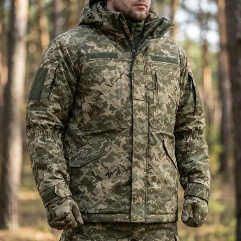 Зимовий костюм Water Repellent MILITEX Gen 6 Піксель (бушлат+штани) — фото 3
