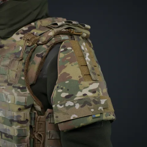 Захист плечей Kiborg з балістичним пакетом 1 клас захисту Militex Multicam — фото 8