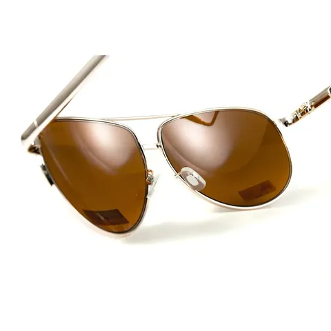 Окуляри захисні Global Vision Aviator-4 (drive mirror), коричневі лінзи — фото 4