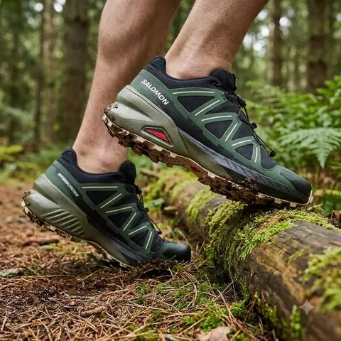 Кросівки Salomon SPEEDCROSS PEAK BlackForest/Rainy Day трейлові для міста та легкого бездоріжжя — фото 3
