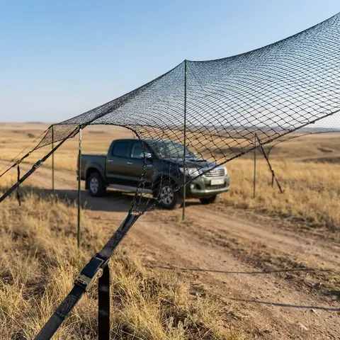 Антидронова сітка 5×8 м, вічко 50 мм, нитка 1,8 мм (сітка проти дронів для машин і доріг)