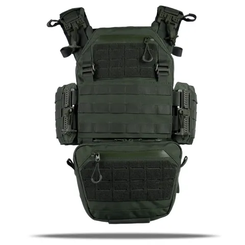 Комплект плитоноска Kiborg Gen.2 + 2 підсумки з балістичним захистом 2 класу — Хакі — фото 4