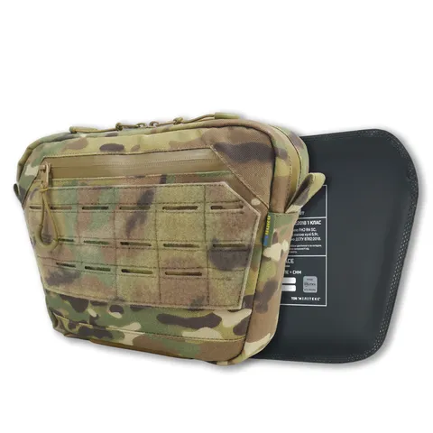 Сумка-напашник XL з балістичним пакетом 1 клас захисту Kiborg GU Сordura Multicam — фото 2