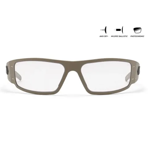 Захисні окуляри Gatorz Magnum Photochromic ANSI Z87.1 Mil-Spec Ballistic, Tan Cerakote - GZ-01-305 — фото 3