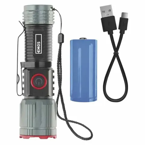 Ліхтар акумуляторний Emos P3122 3000 Lm Li-Ion 5000 mAh метал фокус — фото 6