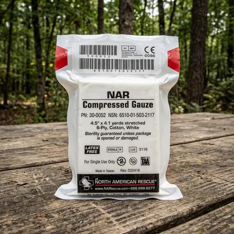 Бинт для тампонади NAR Compressed Gauze exp. 2028-31