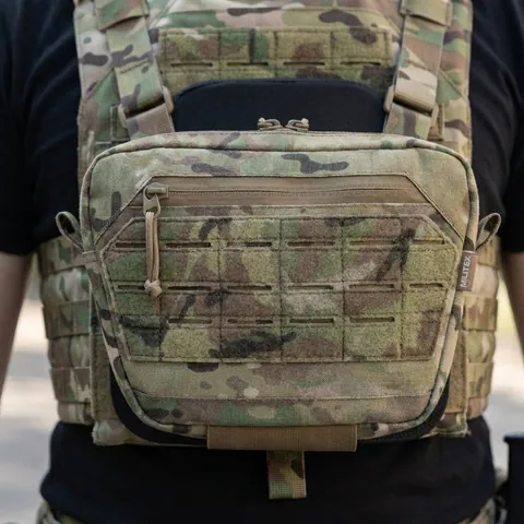 Комплект сумка-напашник M Мультикам + балістичним захистом 2 класу Cordura original USA Militex — фото 3