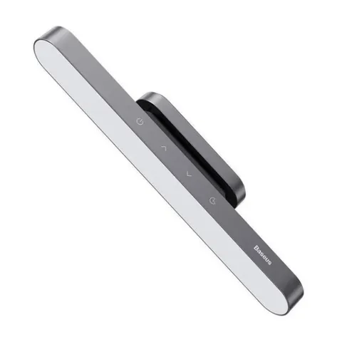 Настільна LED-лампа Baseus Magnetic з плавним димером і зарядкою, темно-сіра (DGXC-C0G) — фото 2