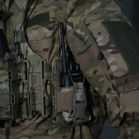 Посилений підсумок під рацію Militex Cordura original USA Мультикам з NIR-просоченням — фото 8