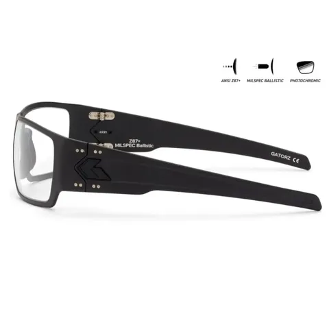 Захисні окуляри Gatorz Specter, Photochromic, ANSI Z87.1 Mil-Spec Ballistic, Black Cerakote - GZ-08-404 — фото 5