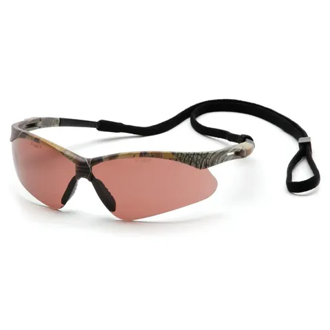 Окуляри захисні Pyramex Pmxtreme Camo (bronze) Anti-Fog, коричневі в камуфльованій оправі, Камуфляж — фото 2