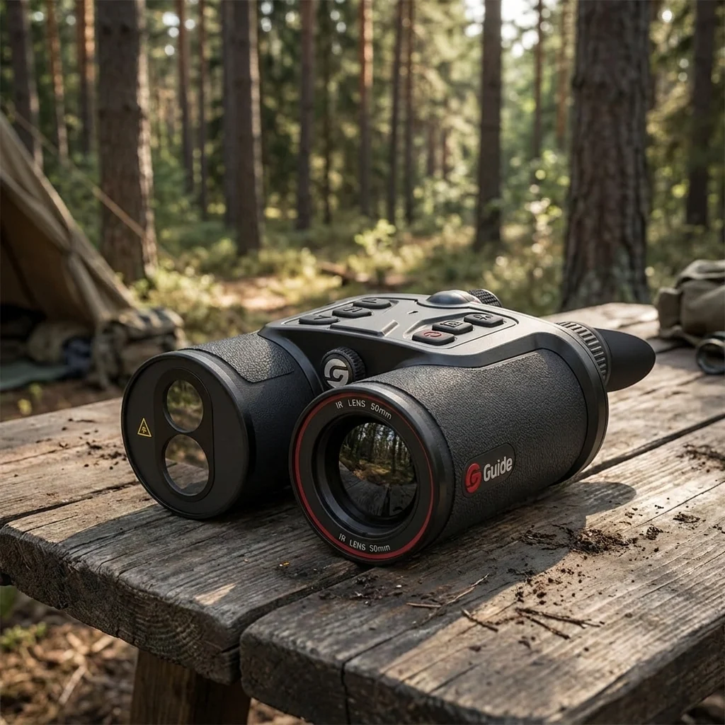 Тепловізійний бінокль GUIDE TN650 640x480px 50mm (з далекоміром)
