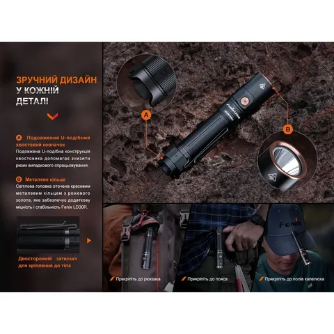 Ліхтар ручний Fenix LD30R — фото 10