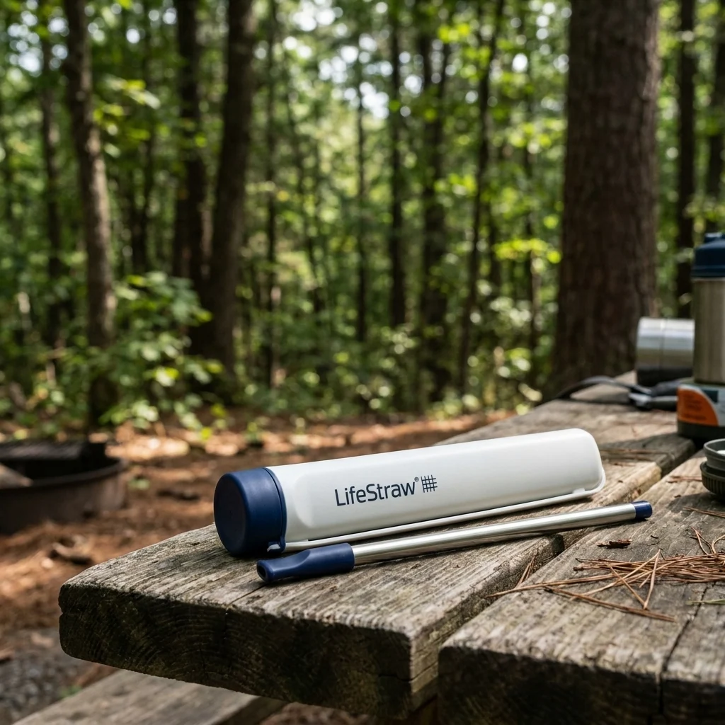 Фільтр для води LifeStraw SIP, 1 шт з футляром для перенесення, Midnight Blue